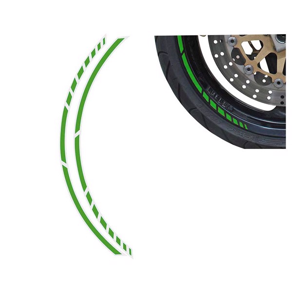 Fælgbånd til MC green