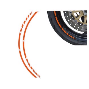 Fælgbånd til MC orange