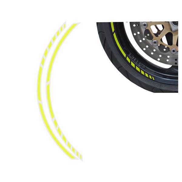 Fælgbånd til MC NEON yellow