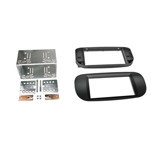 2-DIN kit Fiat 500 05->  sort