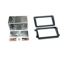 2-DIN kit div. VW sort rubbertouch
