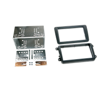 2-DIN kit div. VW sort rubbertouch