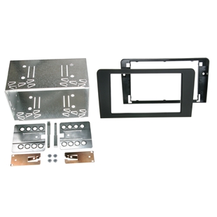 2-DIN installationskit til Audi A3 8P 2003 og frem, inklusiv metalhus og monteringsrammer til bilradio pro-kit