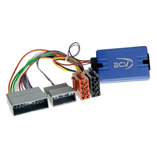 ACV ratstyring adapter til Honda Pioneer med flere stik og farvede ledninger til bilstereo integration