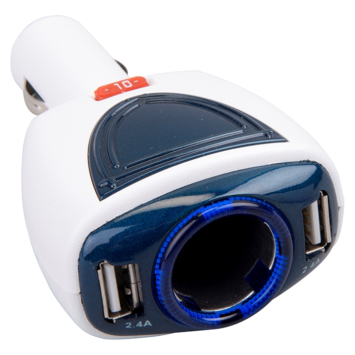 USB lader 4.8a 12/24 2xUSB (Udgået)