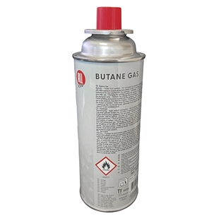 Allride Butan gasflaske 227g med rød hætte til camping, grill og udendørs brug