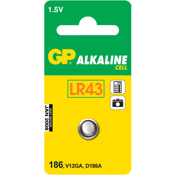 Gp lr43 batteri stk.