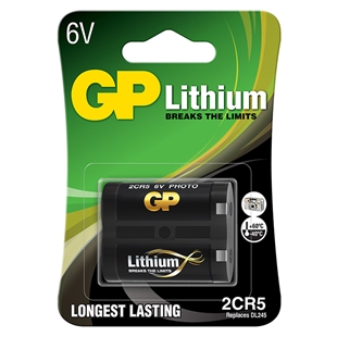 Gp 2cr5-ci lithium-batteri 6v stk