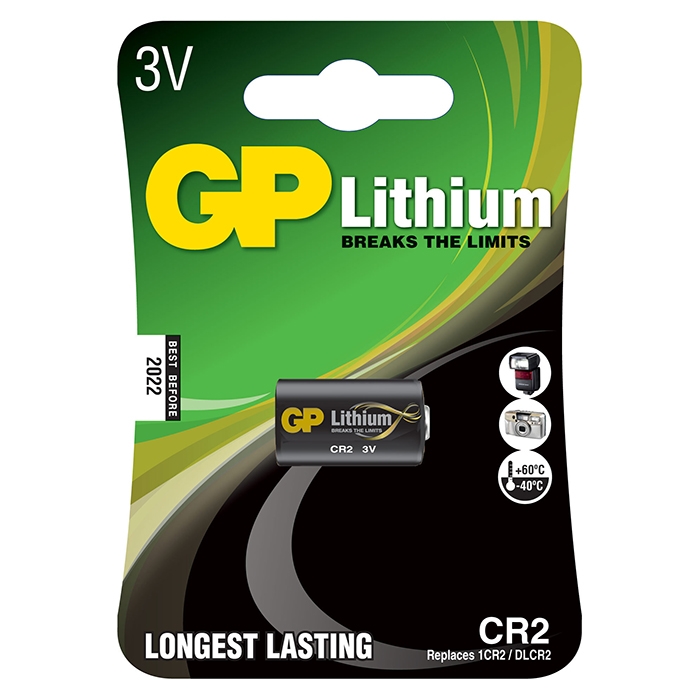 Gp cr2 batteri stk.
