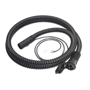 Miniplug indtagskabel 1,0m sort