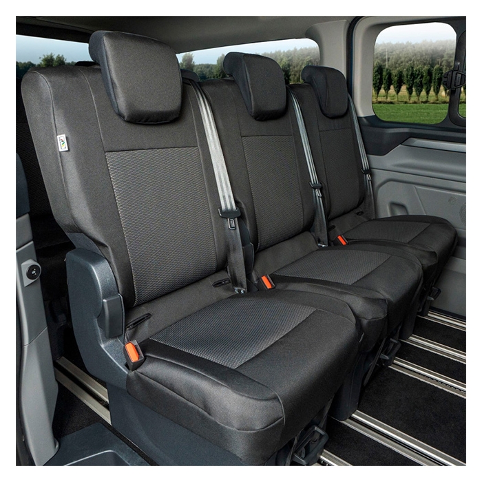 Sædeovertræk bag m/bord 1+1+1 Transit Custom, 2024-