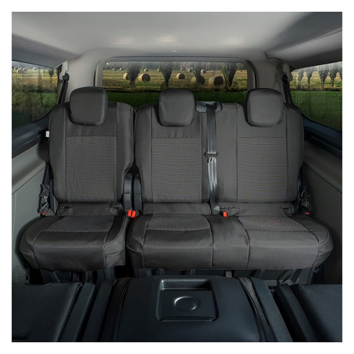 Sædeovertræk bag 1+2 Transit Custom, 2024-