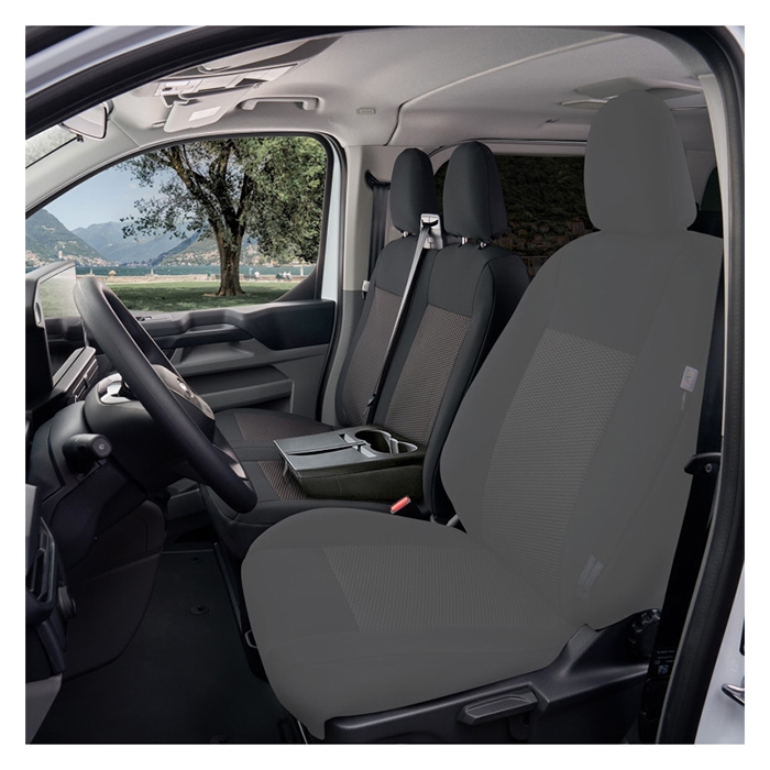 Sædeovertræk passagerside m/bord Transit Custom 2024-