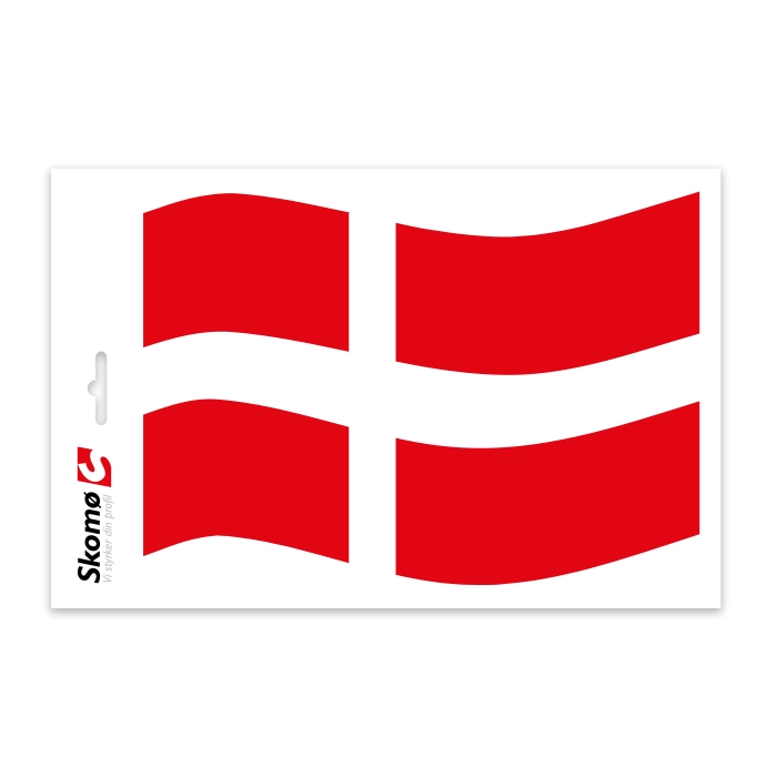 Dk flag stor (17x28cm) (Udgået)