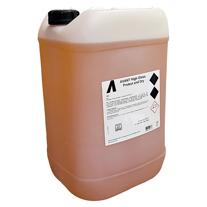 Avant High Gloss Protect and Dry 25L