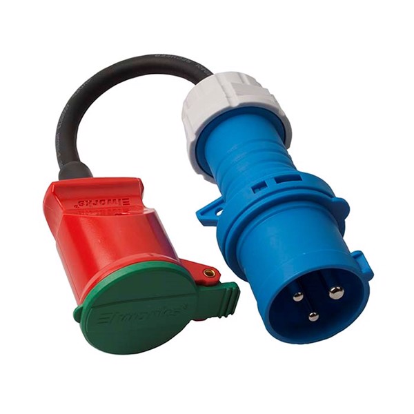 Adaptorkabel cee/dk F8 0,33m