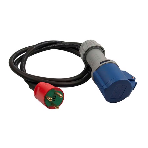 Adaptorkabel cee/dk S8 1,4m