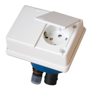 DEFA dobbelt vægstikkontakt