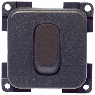 Enkelt afbryder 12v lille grå