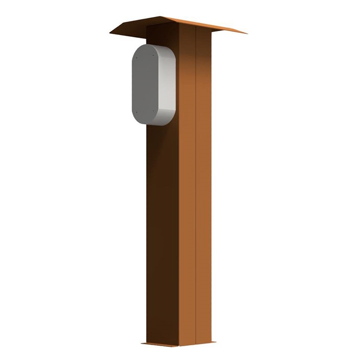 Ladestander til 1 DEFA Power i cortens stål