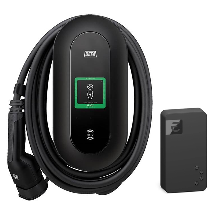 DEFA Power Solar ladestation 6 m. kabel 22kw