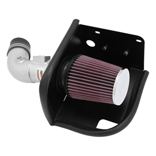 K&N filter 69-3530TS koldluftindtag med conical luftfilter og sort varmeafskærmning til forbedret motorydelse