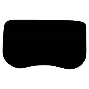 Bagagerumsmåtte velour foran Tesla Model S 2012-