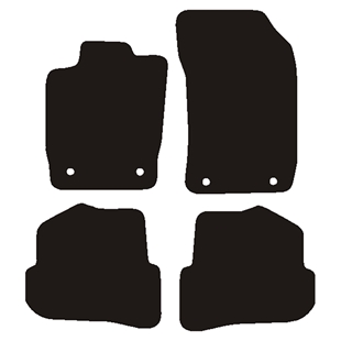 Velour måtter Audi A1 8X 2010 - 09/2018