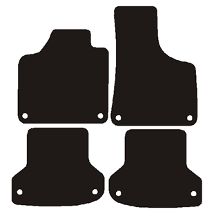 Velour måtter Audi A3 2003-2012