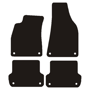 Velour måtter Audi A4 2001-2007