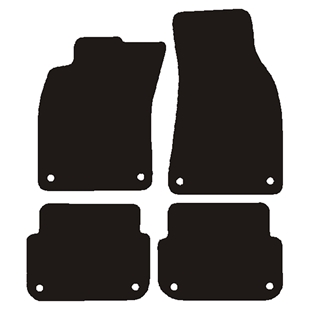 Velour måtter Audi A6 2004-2006