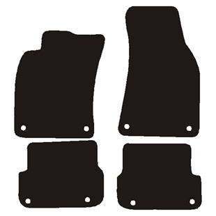 Velour måtter Audi A6 2007-2010