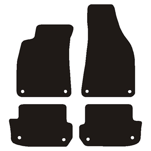 Velour måtter Audi A4 cab. type B7 03/2003-2007