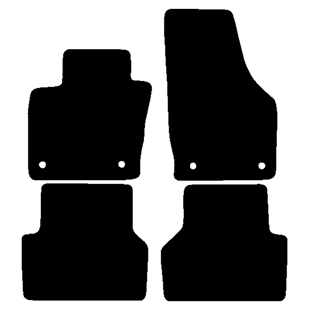 Velour måtter Audi Q3 2011-2018