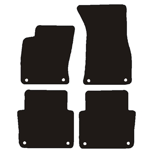 Velour måtter Audi A8 2001-2010