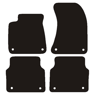 Velour måtter Audi A8 4wd Quattro 2010-