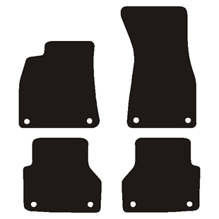 Velour måtter Audi A7 Quattro 2017-