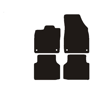 Velour måtter Audi Q4 E-tron 2021-