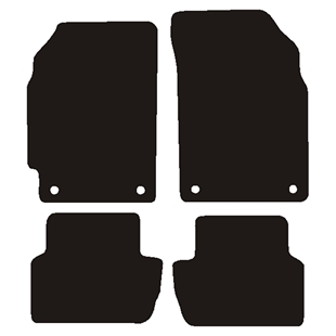 Velour måtter Chevrolet Spark 2010-2012