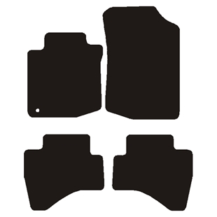 Velour måtter Citroen C1 2005-2010
