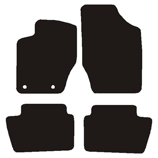 Velour måtter Citroen C4 2004-2007