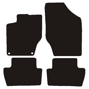 Velour måtter Citroen C4 2008-