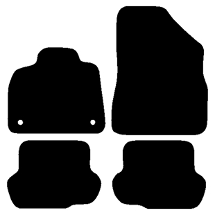 Velour måtter Citroen DS5 2012-