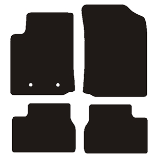 Velour måtter Citroen C3 01/2007-2009