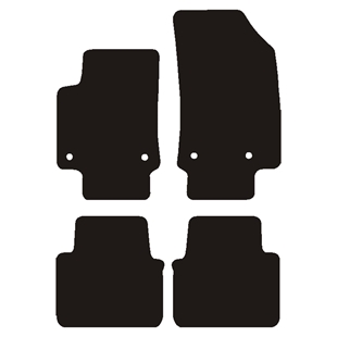 Velour måtter Citroën C3 Aircross 2017-