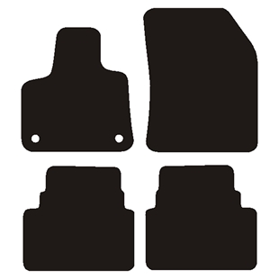 Velour måtter Citroën C5 Aircross 2019-