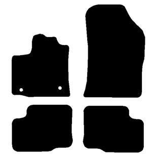 Velour måtter Dacia Lodgy 5P 2012-