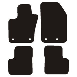 Velour måtter Fiat 500x 2015-