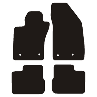 Velour måtter Fiat Tipo 5d 2017-