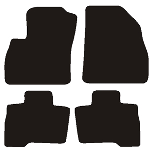 Velour måtter Fiat Fiorino Qubo 2014-